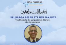 Duka Cita Atas Meninggalnya Prof. Dr. Suwito, MA Guru Besar UIN Jakarta