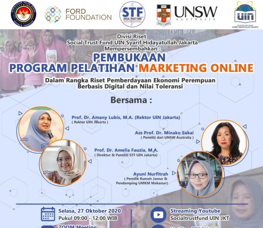 Pelatihan Digital/Marketing Online Bagi Perempuan Pelaku UMKM