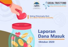 Laporan Donasi Masuk Periode Oktober 2020