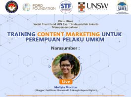 Training Content Marketing untuk Perempuan Pelaku UMKM