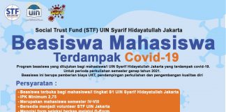 Beasiswa Mahasiswa Terdampak Covid-19