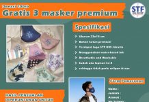 Donasi 100rb Gratis 3 Masker Premium