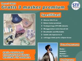 Donasi 100rb Gratis 3 Masker Premium