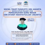 Direktur STF Akan Dikukuhan Sebagai Guru Besar UIN Jakarta