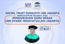 Direktur STF Akan Dikukuhan Sebagai Guru Besar UIN Jakarta