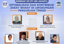 STF WEBINAR SERIES VII : Optimalisasi dan Kontribusi Zakat Wakaf di Lingkungan Perguruan Tinggi