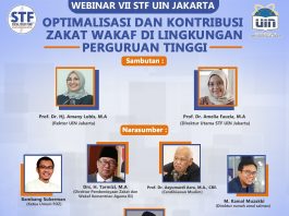 STF WEBINAR SERIES VII : Optimalisasi dan Kontribusi Zakat Wakaf di Lingkungan Perguruan Tinggi