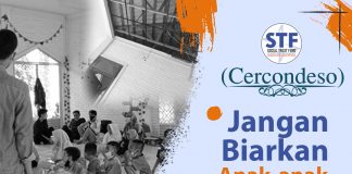 Jangan Biarkan Anak-anak Taman Baca Cercondeso Kerubuhan Atap