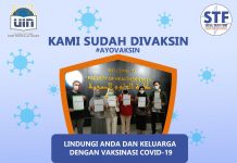 Manajemen dan Staf STF UIN Jakarta Telah Mendapatkan Vaksin Covid-19