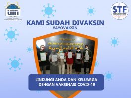 Manajemen dan Staf STF UIN Jakarta Telah Mendapatkan Vaksin Covid-19