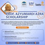 Selamat! Berikut Mereka yang Lolos Prof. Azyumardi Azra Sholarships
