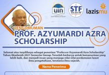 Selamat! Berikut Mereka yang Lolos Prof. Azyumardi Azra Sholarships