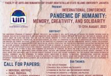 INTERNATIONAL CONFERENCE ON PANDEMIC OF HUMANITY: MEMORY, CREATIVITY & SOLIDARITY