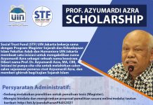 Beasiswa Profesor Azyumardi Azra untuk Mahasiswa S2
