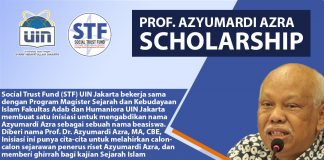 Beasiswa Profesor Azyumardi Azra untuk Mahasiswa S2