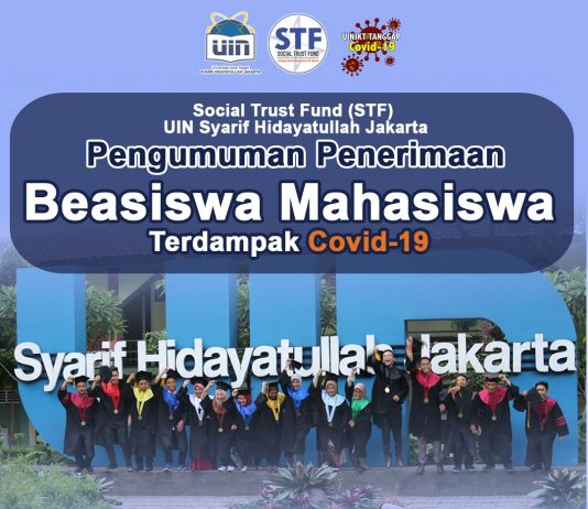 STF UIN Umumkan Nama yang Lolos Seleksi Berkas Beasiswa Mahasiswa Terdampak Covid-19