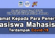 STF Kembali Umumkan Penerima Beasiswa Mahasiswa Terdampak Covid-19
