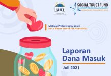 Laporan Donasi Masuk Periode Juli 2021