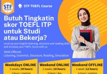 Kursus TOEFL ITP di STF UIN Jakarta