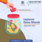 Laporan Donasi Masuk Periode September 2021