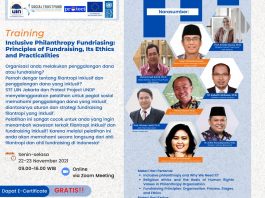 TRAINING INCLUSIVE PHILANTHROPY FUNDRAISING: PRINCIPLES OF FUNDRAISING, ITS ETHICS AND PRACTICALITIES