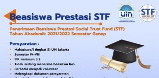 Daftar Sekarang! STF UIN Jakarta Buka Kesempatan Beasiswa Prestasi