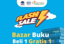 Flash Sale: Bazar Buku Beli 1 Gratis 1