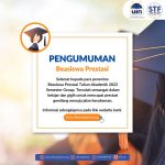 Pengumuman Penerima Beasiswa Prestasi Tahun Akademik 2022 Semester Genap