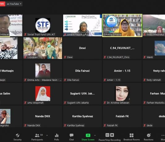 STF UIN Jakarta Menggelar Webinar Omicron dan Vaksinasi sebagai Upaya Literasi Pencegahan COVID-19