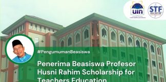Profesor Husni Rahim Scholarship for Teachers Education Tahun Akademik 2022 Semester Genap