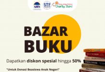 Promo Spesial !! Bazar Buku dapatkan Diskon hingga 50%