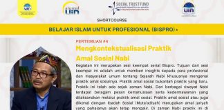 Shortcourse Bispro Pertemuan #4 “Mengkontekstualisasikan Praktik Amal Sosial Nabi”