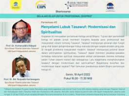 Shortcourse Bispro Pertemuan #3 “Menyelami Lubuk Tasawuf: Modernisasi dan Spiritualitas”