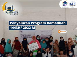 STF UIN Jakarta Salurkan Program Ramadhan 1443 H/ 2022 M