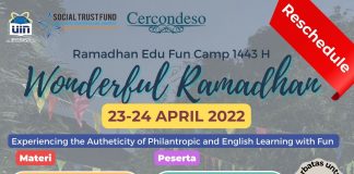 RESCEDULE! Ramadhan Edu Fun Camp 1443 H “Wonderful Ramadhan”