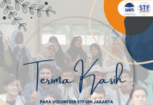 Terima Kasih Para Volunteer STF UIN Jakarta Periode Februari-April 2022