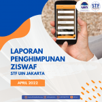Laporan Penghimpunan ZISWAF Periode April 2022