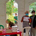 Warga Cidokom Vaksin di Rumah Wakaf Wirausaha Cercondeso