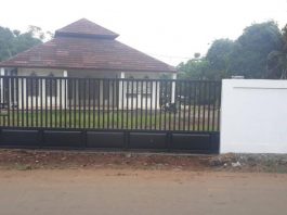 Pembangunan Pagar Rumah Wakaf Wirausaha Sudah Selesai