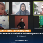 Meeting Perencanaan Pembangunan Musholla Rumah Wakaf Wirausaha dengan CAUKIN Studio