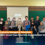 STF UIN Jakarta Menggelar Pelatihan Basic TOEFL untuk Para Penerima Beasiswa dan Volunteer STF