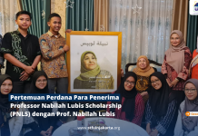 Pertemuan Perdana Para Penerima Professor Nabilah Lubis Scholarship (PNLS) dengan Prof. Nabilah Lubis