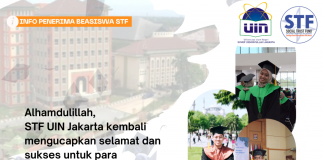 Alhamdulillah, STF UIN Jakarta kembali mengucapkan selamat dan sukses untuk para wisudawan/i UIN Jakarta