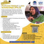Professor Nabilah Lubis Scholarships Semester Ganjil 2022 Kembali Dibuka!