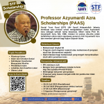 Professor Azyumardi Azra Scholarship (PAAS) Kembali Dibuka!
