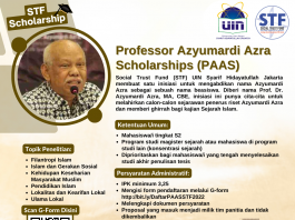 Professor Azyumardi Azra Scholarship (PAAS) Kembali Dibuka!
