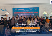 Groundbreaking (Peletakan Batu Pertama) Musholla Serbaguna Rumah Wakaf Wirausaha