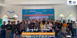 Groundbreaking (Peletakan Batu Pertama) Musholla Serbaguna Rumah Wakaf Wirausaha