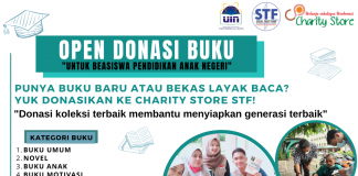 Punya buku baru atau bekas layak baca? Yuk donasikan ke Charity Store STF