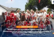 Keseruan Perlombaan 17an bersama Volunteer Internasional CAUKIN Studio